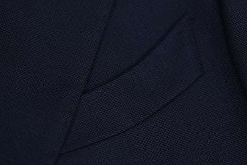 Navy Double-Breasted Wool Blazer – Inspired by Classic Men’s Suits Plus Size
